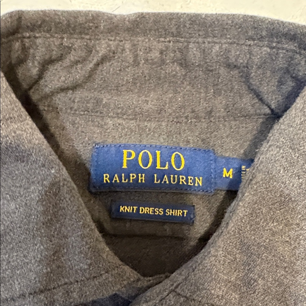Polo by Ralph Lauren Charcoal Button Down Shirt - Picture 4 of 6